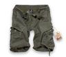 View Item New Brandit Washed Combat Cargo Shorts Olive Green 